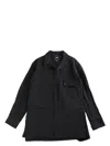 Y-3 Rayon Twill Shirt In Black