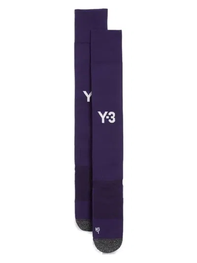 Y-3 Men's Real Madrid 4 Socks In Dpurpl