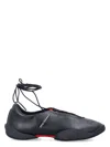 Y-3 Black Regu Mary Jane Sneakers In Black