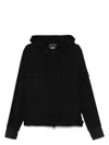 Y-3 Graphic Hoodie In Black