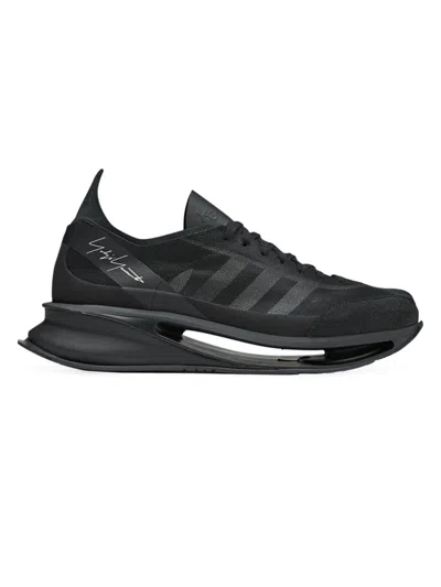 Y-3 Men's S-gendo Run Low-top Sneakers In Black