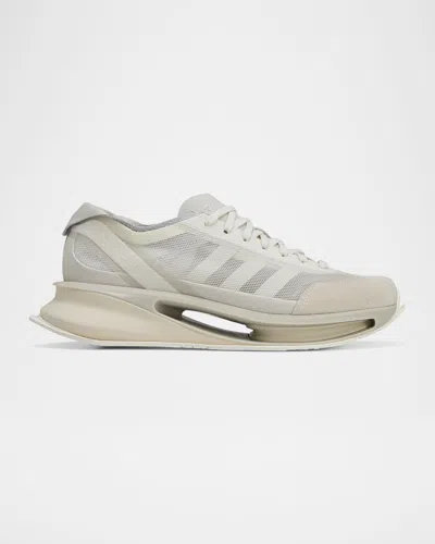 Y-3 Men's S-gendo Run Mesh Runner Sneakers In Cream/talc/white
