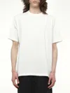 Y-3 Crewneck Graphic Print Oversize Short Sleeve T-shirt In White