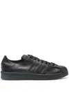 Y-3 Y 3 Superstar Leather Sneakers In Black