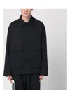 Y-3 Adidas Y 3 Black Sport Uniform Patch Jacket