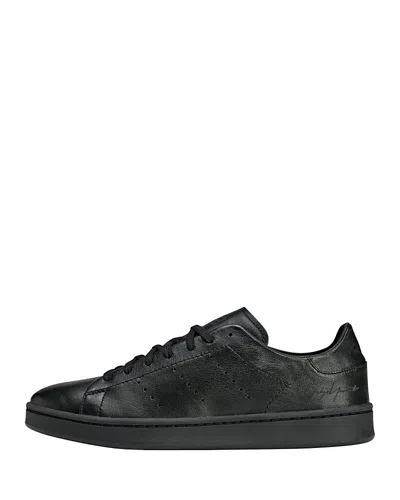 Y-3 Men's Stan Smith Lace Up Sneakers In Black
