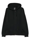 Y-3 Cotton Blend Hoodie Featuring Drawstring Hood In Black