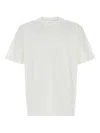 Y-3 Crewneck Graphic Print Oversize Short Sleeve T-shirt In White