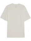 Y-3 Logo Cotton T-shirt In Neutral