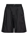 Y-3 Knee-length Bermuda Shorts In Nero