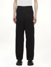 Y-3 Ut Twill Straight Pants In Black