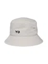 Y-3 Men's  Bucket Hat In Talc