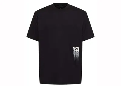 Pre-owned Y-3 Men's Y3 Graphic Short Sleeve T-shirt In Black