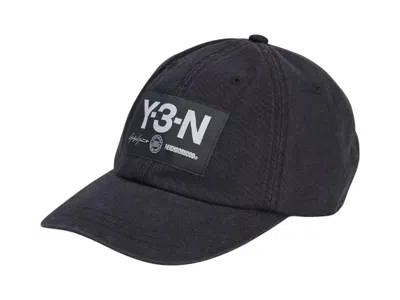 Pre-owned Y-3 Men's Y3 X Neighborhood Cap In Black