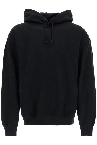 Y-3 Mens Black Hoodie In Recycled Cotton And Polyester