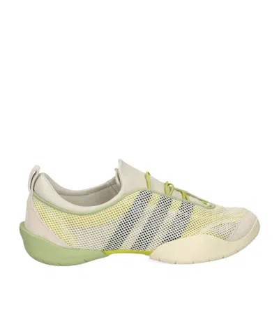 Y-3 Mesh Lace-up Sneakers In Yellow
