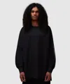 Y-3 Mesh Stripe Long Sleeve T-shirt In Black