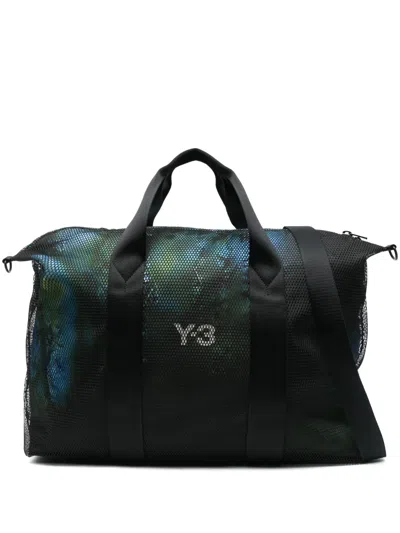 Y-3 Mesh Travel Bag In Black