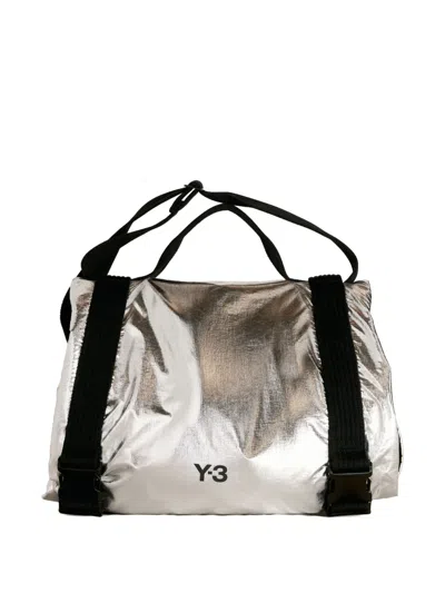 Y-3 Metallic-finish Bag In Black