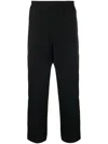 Y-3 Mid-rise Straight-leg Trousers In Schwarz