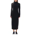 Y-3 Ingesan Devoré Knitted Dress In Black