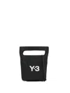 Y-3 Mini Logo-print Tote Bag In Black