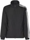 Y-3 Adidas 3-stripes Nylon Shell Jacket In Black