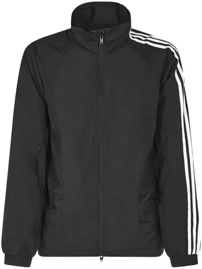 Y-3 MINIMALIST BLACK JACKET WITH HIGH COLLAR