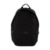 Y-3 Minimalist Black Synthetic Backpack In Black