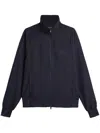 Y-3 Minimalist Zip-front Sweater With High Collar In Black
