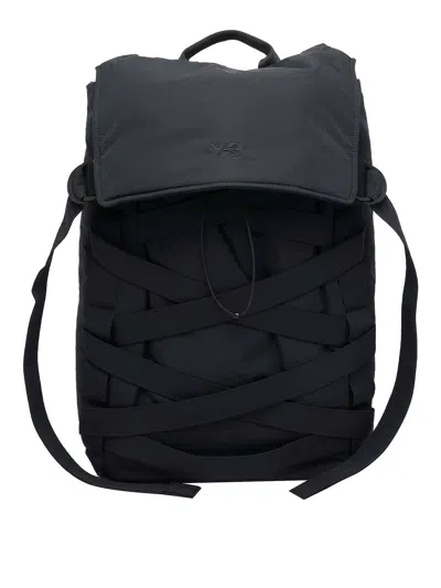 Y-3 Cinch Backpack In Black