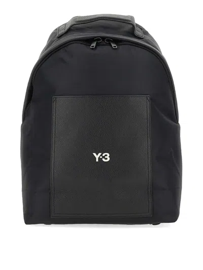 Y-3 Nylon Backpack In Black