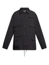 Y-3 Multi-pocket Button-fastening Jacket In Black