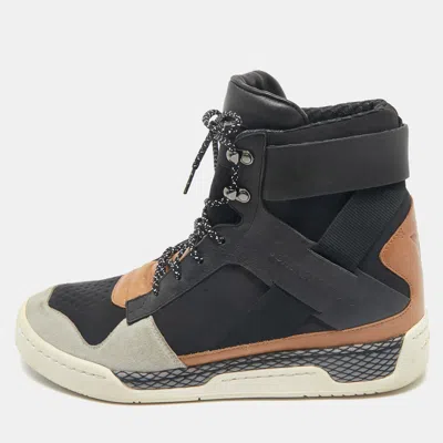 Pre-owned Y-3 Multicolor Fabric And Leather Yamamoto High Top Sneakers Size 44.5