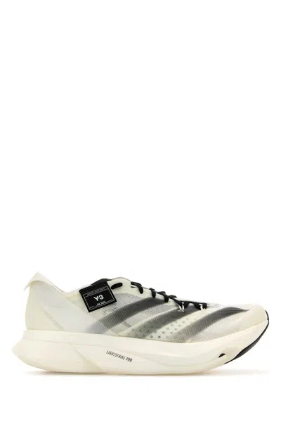 Y-3 Multicolor Fabric  Adios Pro 3.0 Sneakers In Owhite Owhite