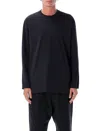 Y-3 Adidas Multilogo L/s Tee In Black