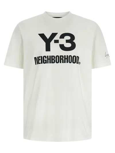 Y-3 NBHD LOGO T-SHIRT WHITE