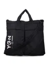 Y-3 Nbhd Padded Nylon Tote Bag In Black