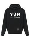 Y-3 X Neighborhood Logo Print Hooded Sweatshirt