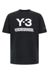 Y-3 Neighborhood Graphic Short Sleeve T-shirt In Black