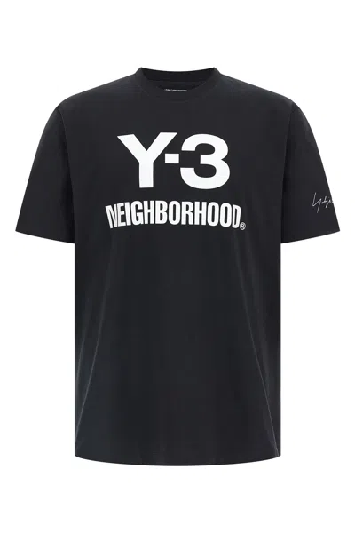 Y-3 Neighborhood Graphic Short Sleeve T-shirt In Black