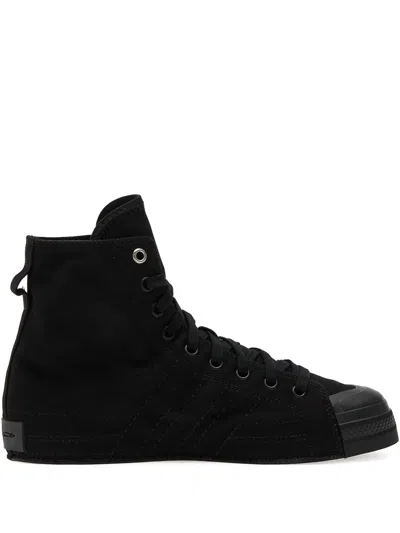 Y-3 Nizza Hi Lace-up Sneakers In Black