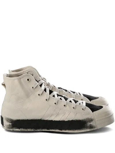 Y-3 Nizza Hi Sneakers In White