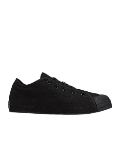 Y-3 Nizza Lo Round-head Trainers In Black