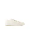 Shop Y-3 Nizza Lo Sneakers - Leather - White