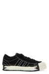 Y-3 Nizza Canvas Low-top Sneakers With Brushstroke Detail