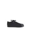 Y-3 Nizza Low Sneakers In Black Canvas In Black
