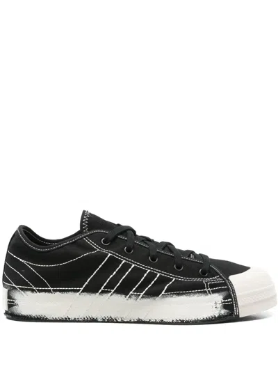 Y-3 Nizza Lo Sneakers In Black