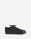 Y-3 Nizza Low Sneakers In Black Canvas In Black