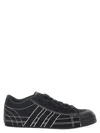 Y-3 Low-top Sneakers Contrast Stitching In White/black